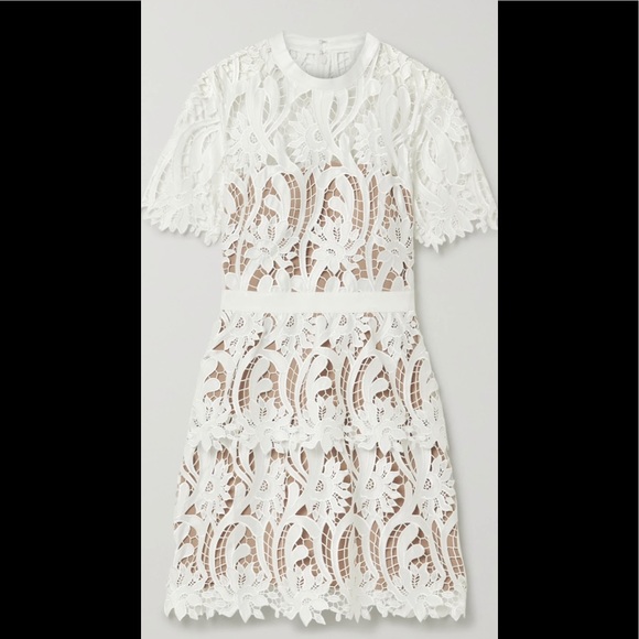 Self-Portrait Lace Mini Dress - Picture 4 of 4